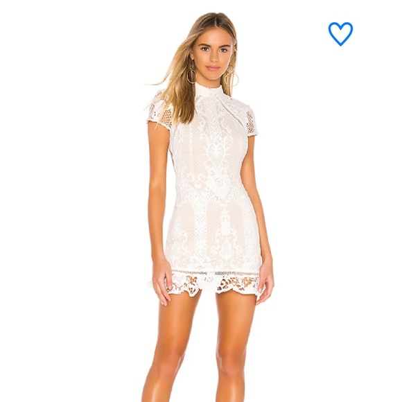 superdown Dresses & Skirts - superdown Brianna Open Back Dress in White NWT XS